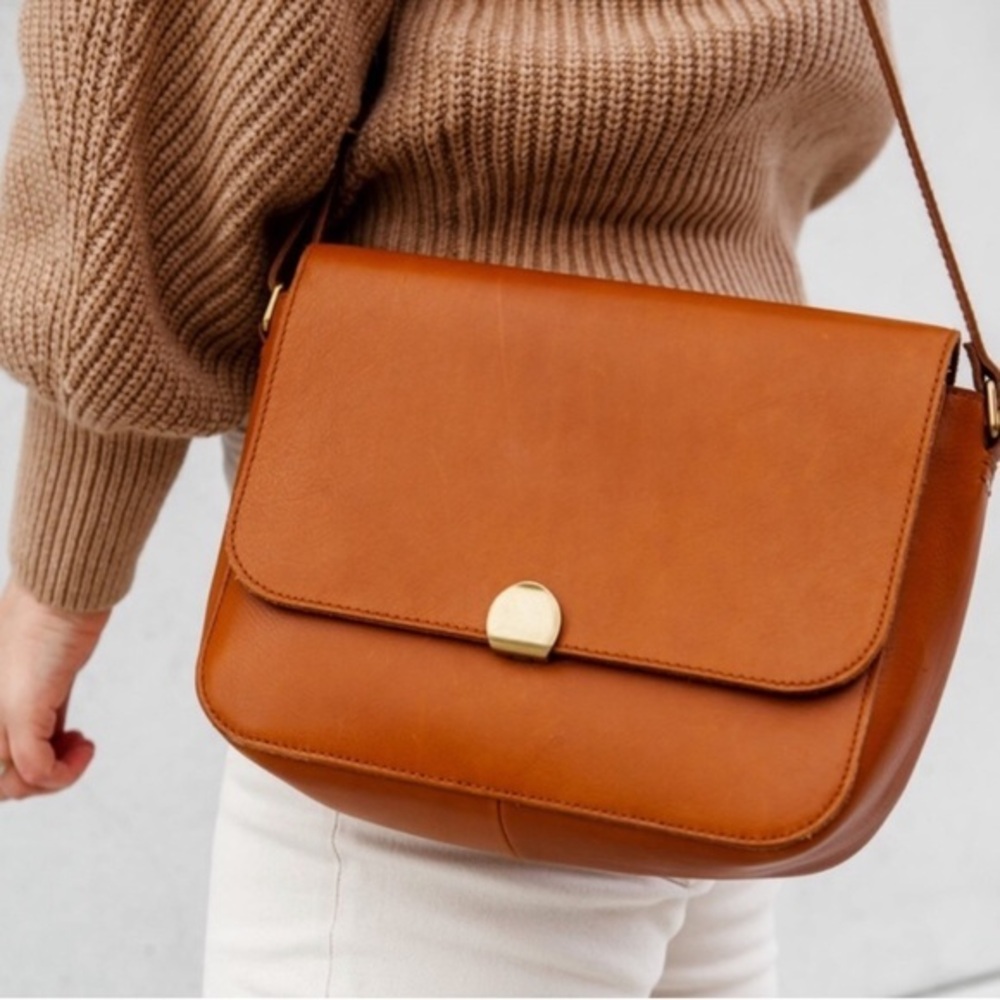 New!‎  Madewell Abroad Shoulder bag, Leather